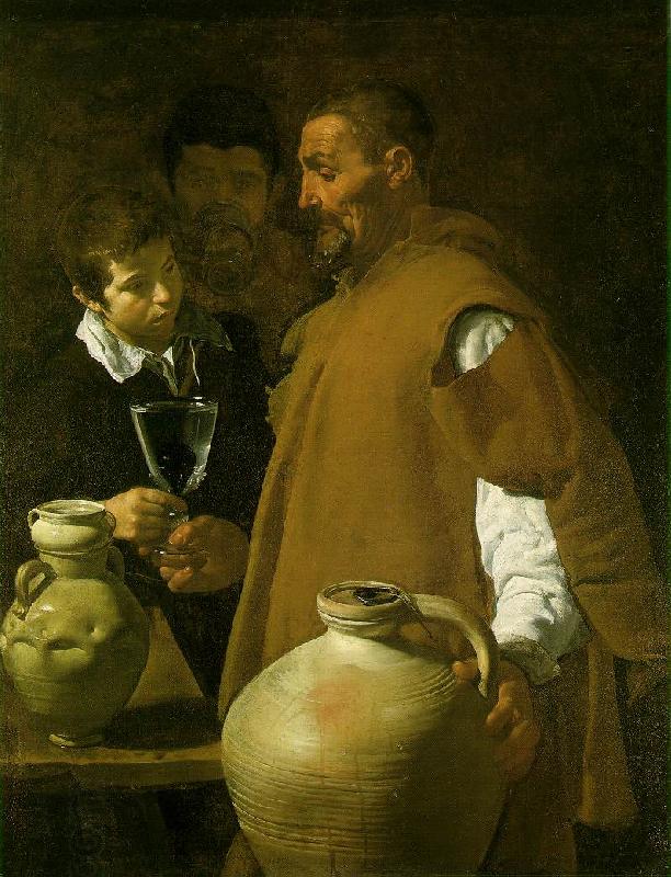 VELAZQUEZ, Diego Rodriguez de Silva y The Waterseller of Seville China oil painting art